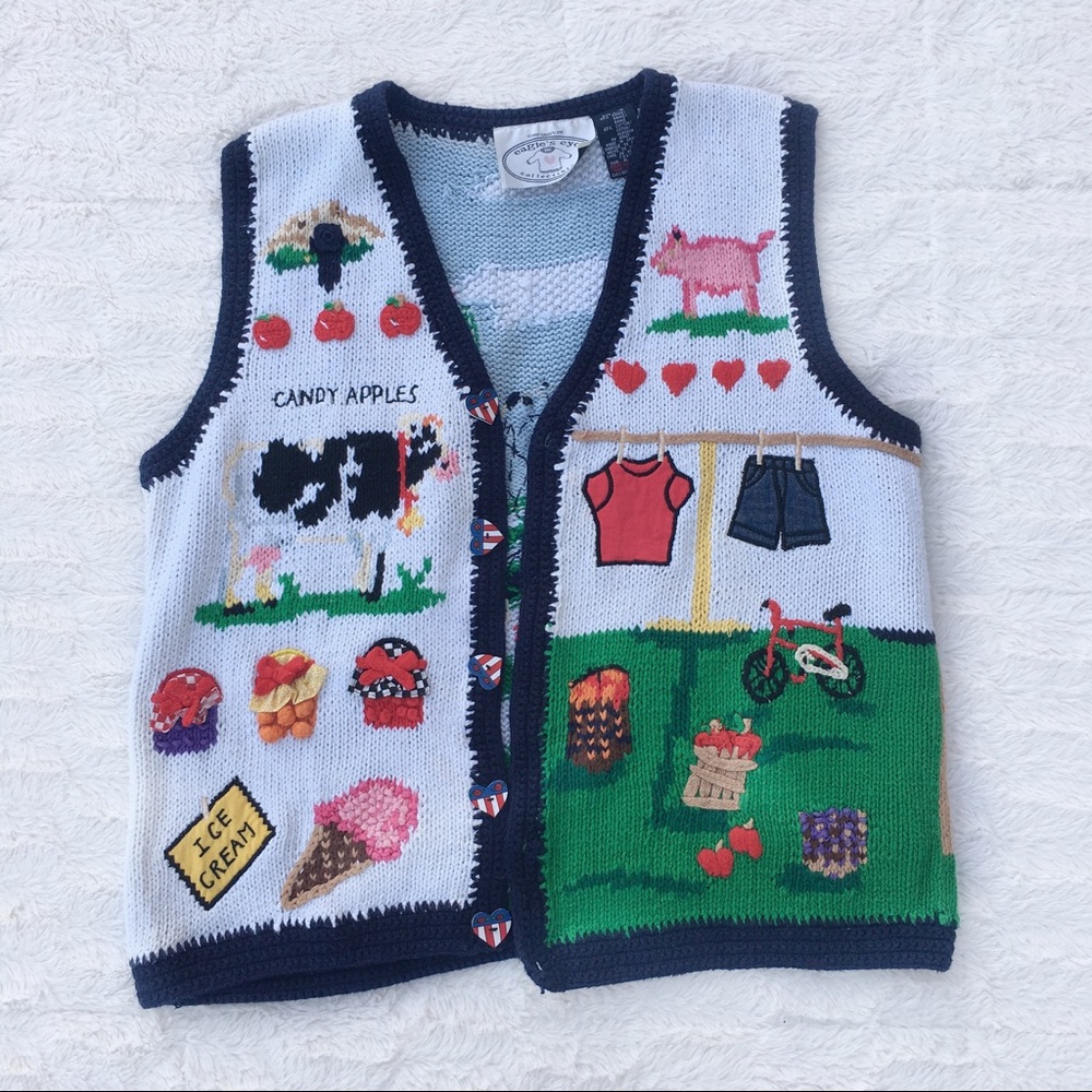 Eagle’s Eye Vintage County Fair Sweater Vest